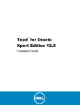 Toad for Oracle Xpert Edition Installation Guide