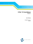 FitPro Fit Test Software Version 2 User`s Manual
