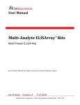 User Manual Multi-Analyte ELISArray™ Kits