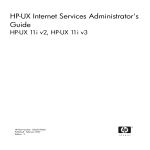 HP-UX Internet Services Administrator`s Guide