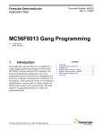 MC56F8013 Gang Programming