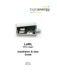 Logic Energy Wind Logger User Manual