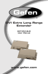 DVI Extra Long Range Extender www.gefen.com