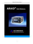 ARAID 3500 / S3500 User`s Manual