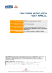 CBN FORMS APPLICATION USER MANUAL