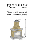 Claremont Fireplace Installation Instructions