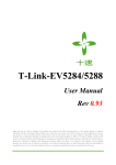 T-Link-EV5284/5288 User Manual Rev 0.93