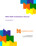 NMS ISDN Installation Manual