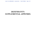 DEFENDANT`S SUPPLEMENTAL APPENDIX