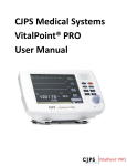 CJPS Medical Systems VitalPoint® PRO User Manual