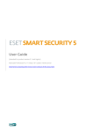ESET Smart Security 5 User Guide