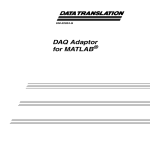 Using the DAQ Adaptor for MATLAB