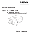 PLC-XP55/XP56 PLC-XP55L/XP56L (Lensless)