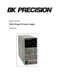 B&K 9110/9111 DC Power Supply