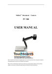 USER MANUAL - Touchboards