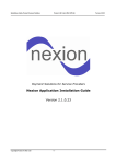 Nexion Application Installation Guide Version 2.1.0.23