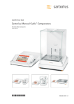 Sartorius Manual Cubis® Comparators