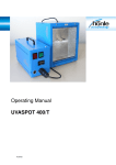 UVASPOT 400 User Manual - Tangent Industries Inc.