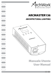 Manuale Utente User Manual ARCMASTER136