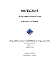 (PGT) Software User`s Manual - Integral