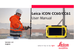 Leica iCON CC60/CC61 User Manual