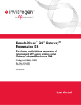 BaculoDirect GST Gateway Expression Kit