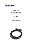 USB 2.0 Data Link Cable UL