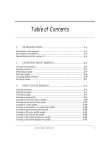 Table of Contents