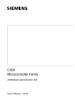 C500 Microcontroller Family