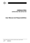 Cirrus Pro User - Protec Fire Detection