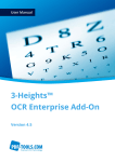 3-Heights™ OCR Enterprise Add-On, User Manual