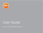 Using Your Universal Wireless Keyboard