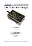 X-90 Solar V3 User Manual 2013-03-29