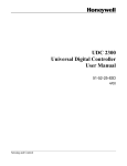 Honeywell UDC2300 PDF - Lesman Instrument Company