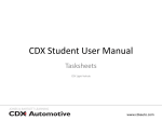 CDX Student User Manual
