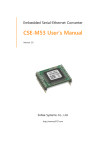 CSE-M53 User`s Manual