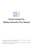 Session Strings Pro Sound Set User Manual