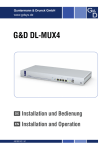G&D DL-MUX4 - Guntermann und Drunck GmbH