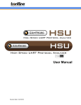 ComProbe HSU User Manual - Frontline Test Equipment