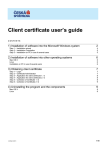 Client certificate user`s guide