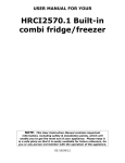 HRCI2570.1 Built-in combi fridge/freezer
