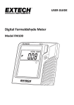 Extech FM100 Formaldehyde (CH2O or HCHO) Monitor
