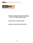 Electronic Audiogram Program User Manual Part 2