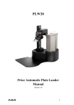 Prior Automatic Plate Loader Manual