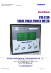 pm-2130 threephasepowermeter - Instrumentation and Automation