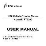 USER MANUAL - Cell Phone Service