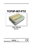 TCP/IP-INT-PTX - RVR Elettronica SpA Documentation Server