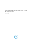 Dell PowerEdge Configuration Guide for the M I/O Aggregator 9.9(0.0)