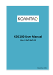 KDC100 User Manual