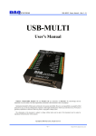 USB-MULTI Manual